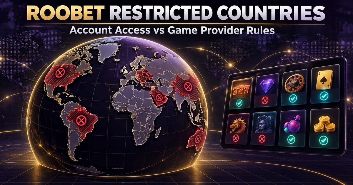 Roobet Restricted Countries & Provider Rules